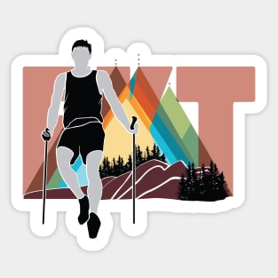 FKT Hiker (Fastest Known Time) Sticker